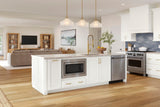 allen + roth Tilson 36-in W x 34.5-in H x 24-in D Linen 1-Drawer Base Fully Assembled Cabinet (Raised Panel Square Style)