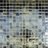 Apollo Tile Nacreous Shimmer Black 12-in x 12-in Glossy Glass Uniform Squares Floor and Wall Tile (20-sq. ft/ Carton)