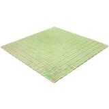 Apollo Tile Nacreous Lime Green 12-in x 12-in Glossy Glass Uniform Squares Floor and Wall Tile (20-sq. ft/ Carton)