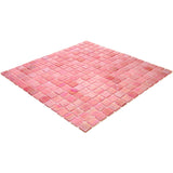 Apollo Tile Nacreous Punch Pink 12-in x 12-in Glossy Glass Uniform Squares Floor and Wall Tile (20-sq. ft/ Carton)