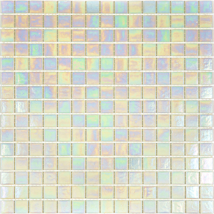 Apollo Tile Nacreous Cotton White 12-in x 12-in Glossy Glass Uniform Squares Floor and Wall Tile (20-sq. ft/ Carton)
