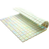 Apollo Tile Nacreous Cotton White 12-in x 12-in Glossy Glass Uniform Squares Floor and Wall Tile (20-sq. ft/ Carton)