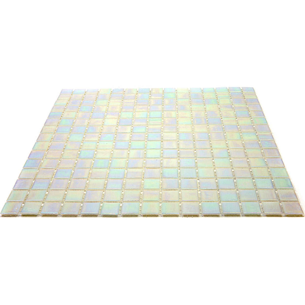 Apollo Tile Nacreous Cotton White 12-in x 12-in Glossy Glass Uniform Squares Floor and Wall Tile (20-sq. ft/ Carton)
