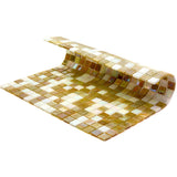 Apollo Tile Mingles Yellow Gold and White 11-1/2-in x 11-1/2-in Glossy Glass Uniform Squares Floor and Wall Tile (18.69-sq. ft/ Carton)