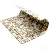 Apollo Tile Mingles Beige 11-1/2-in x 11-1/2-in Glossy Glass Uniform Squares Floor and Wall Tile (18.69-sq. ft/ Carton)