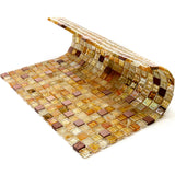 Apollo Tile Mingles Beige and Pearl 11-1/2-in x 11-1/2-in Glossy Glass Uniform Squares Floor and Wall Tile (18.69-sq. ft/ Carton)