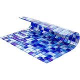 Apollo Tile Mingles Royal Blue and White 11-1/2-in x 11-1/2-in Glossy Glass Uniform Squares Floor and Wall Tile (18.69-sq. ft/ Carton)