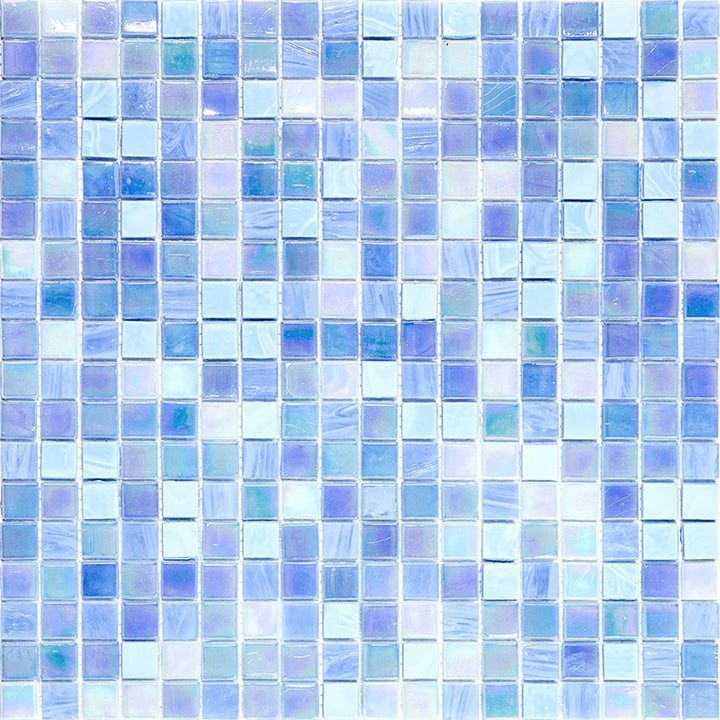 Apollo Tile Mingles Sky Blue 11-1/2-in x 11-1/2-in Glossy Glass Uniform Squares Floor and Wall Tile (18.69-sq. ft/ Carton)