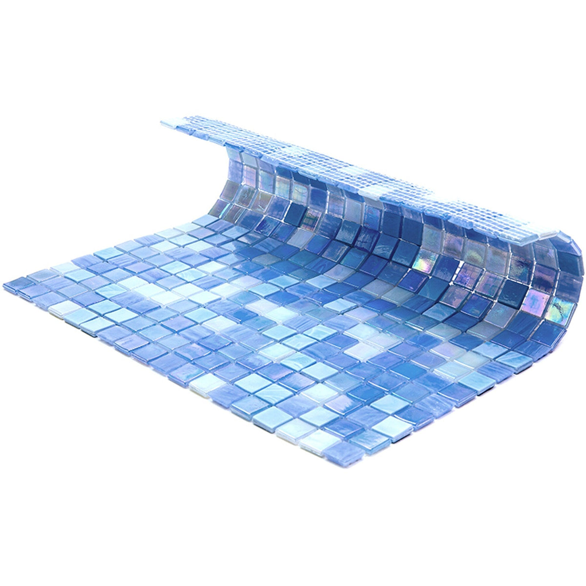 Apollo Tile Mingles Sky Blue 11-1/2-in x 11-1/2-in Glossy Glass Uniform Squares Floor and Wall Tile (18.69-sq. ft/ Carton)