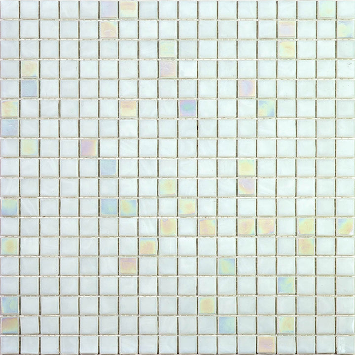 Apollo Tile Mingles Pearl White 11-1/2-in x 11-1/2-in Glossy Glass Uniform Squares Floor and Wall Tile (18.69-sq. ft/ Carton)