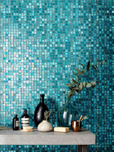 Apollo Tile Mingles Mint Green 11-1/2-in x 11-1/2-in Glossy Glass Uniform Squares Floor and Wall Tile (18.69-sq. ft/ Carton)