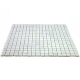 Apollo Tile Mingles Pearl White 11-1/2-in x 11-1/2-in Glossy Glass Uniform Squares Floor and Wall Tile (18.69-sq. ft/ Carton)