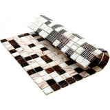 Apollo Tile Mingles Beige and Brown 12-in x 12-in Glossy Glass Uniform Squares Floor and Wall Tile (20-sq. ft/ Carton)