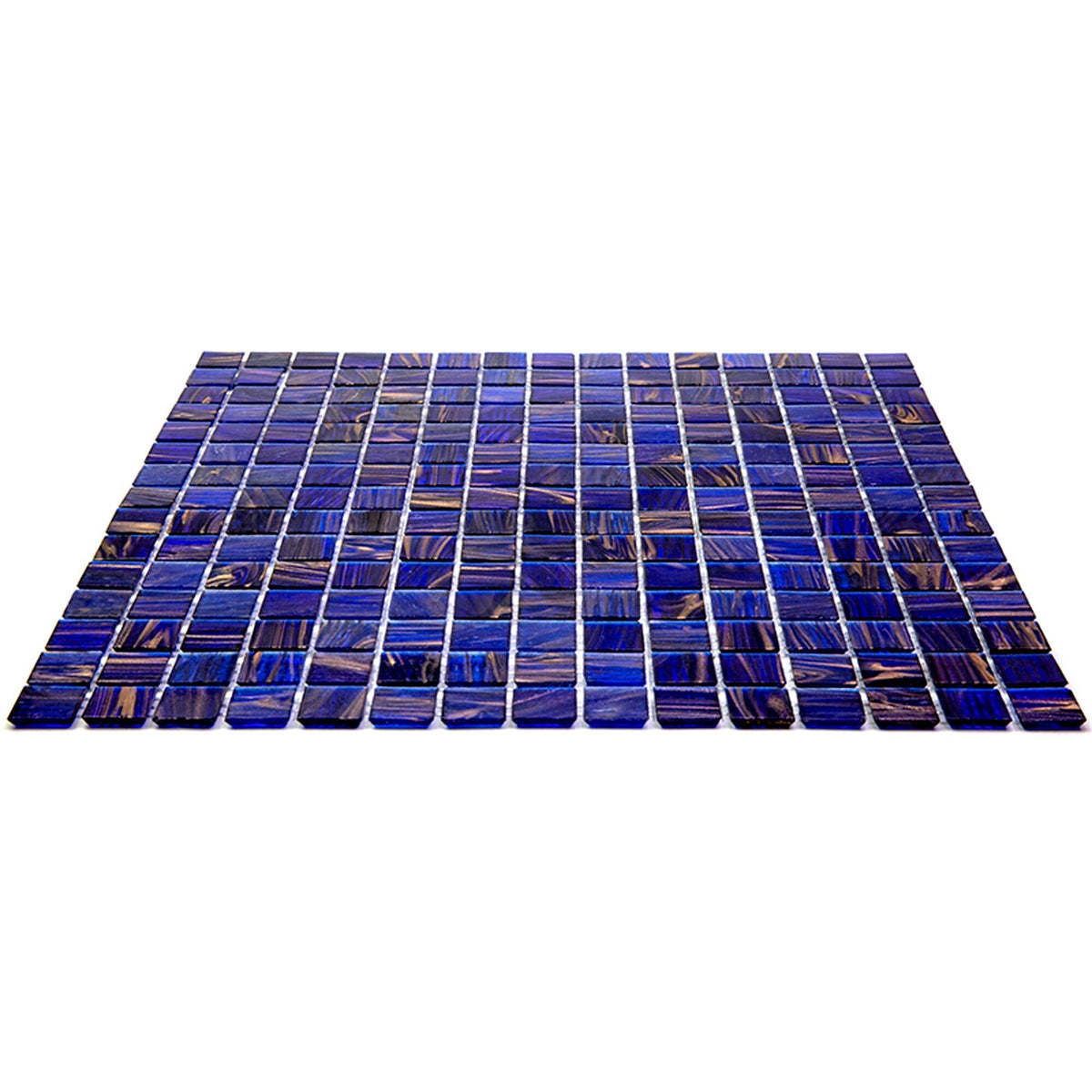 Apollo Tile Mingles Space Blue 12-in x 12-in Glossy Glass Uniform Squares Floor and Wall Tile (20-sq. ft/ Carton)