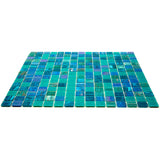 Apollo Tile Mingles Blue Green 12-in x 12-in Glossy Glass Uniform Squares Floor and Wall Tile (20-sq. ft/ Carton)