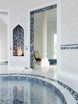 Apollo Tile Mingles Dark Gray 12-in x 12-in Glossy Glass Uniform Squares Floor and Wall Tile (20-sq. ft/ Carton)