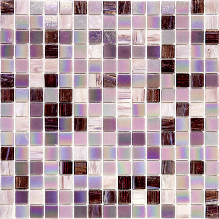 Apollo Tile Mingles Crepe Pink 12-in x 12-in Glossy Glass Uniform Squares Floor and Wall Tile (20-sq. ft/ Carton)