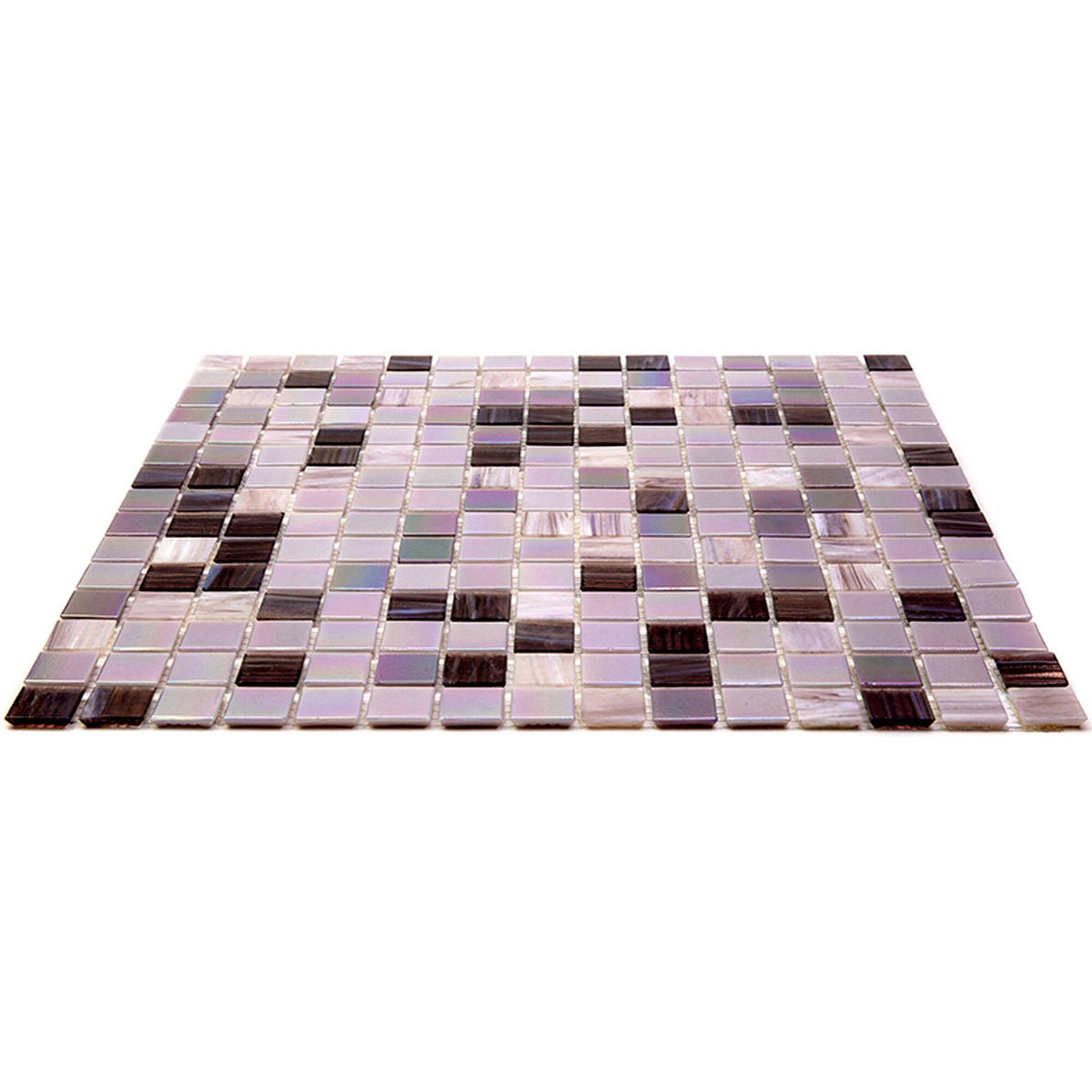 Apollo Tile Mingles Crepe Pink 12-in x 12-in Glossy Glass Uniform Squares Floor and Wall Tile (20-sq. ft/ Carton)