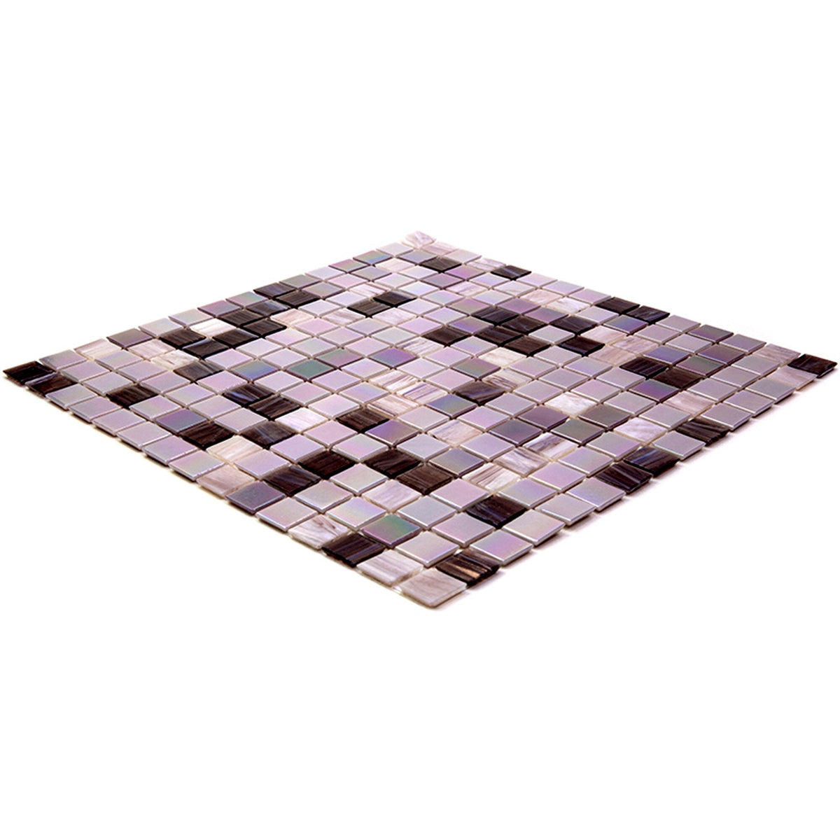 Apollo Tile Mingles Crepe Pink 12-in x 12-in Glossy Glass Uniform Squares Floor and Wall Tile (20-sq. ft/ Carton)