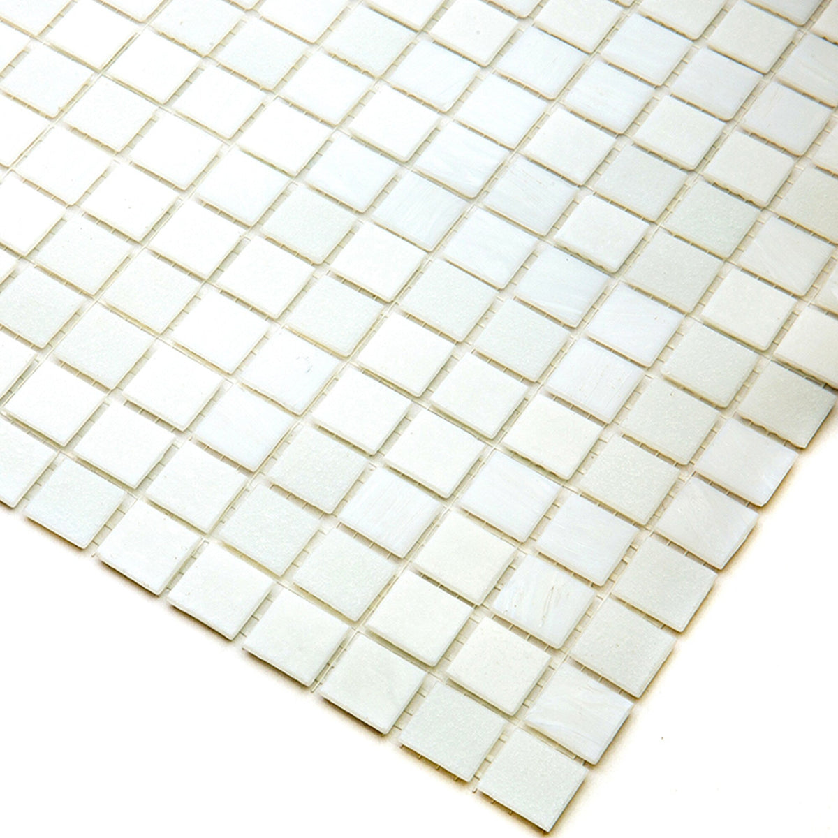 Apollo Tile Mingles Pearl White 12-in x 12-in Glossy Glass Uniform Squares Floor and Wall Tile (20-sq. ft/ Carton)