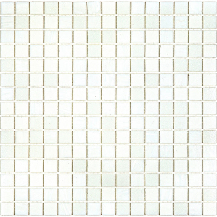 Apollo Tile Mingles Pearl White 12-in x 12-in Glossy Glass Uniform Squares Floor and Wall Tile (20-sq. ft/ Carton)