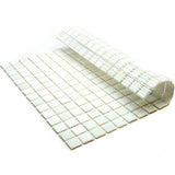 Apollo Tile Mingles Pearl White 12-in x 12-in Glossy Glass Uniform Squares Floor and Wall Tile (20-sq. ft/ Carton)