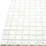 Apollo Tile Mingles Pearl White 12-in x 12-in Glossy Glass Uniform Squares Floor and Wall Tile (20-sq. ft/ Carton)