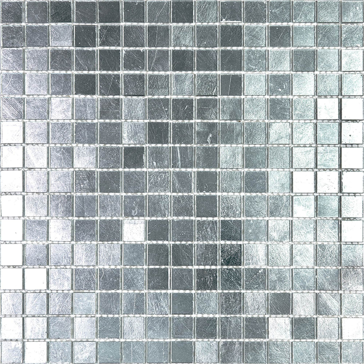 Apollo Tile Altin Silver 12-in x 12-in Glossy Glass Uniform Squares Floor and Wall Tile (20-sq. ft/ Carton)