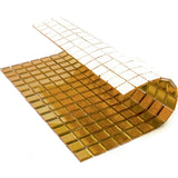 Apollo Tile Altin Amber Gold 12-in x 12-in Glossy Glass Uniform Squares Floor and Wall Tile (20-sq. ft/ Carton)