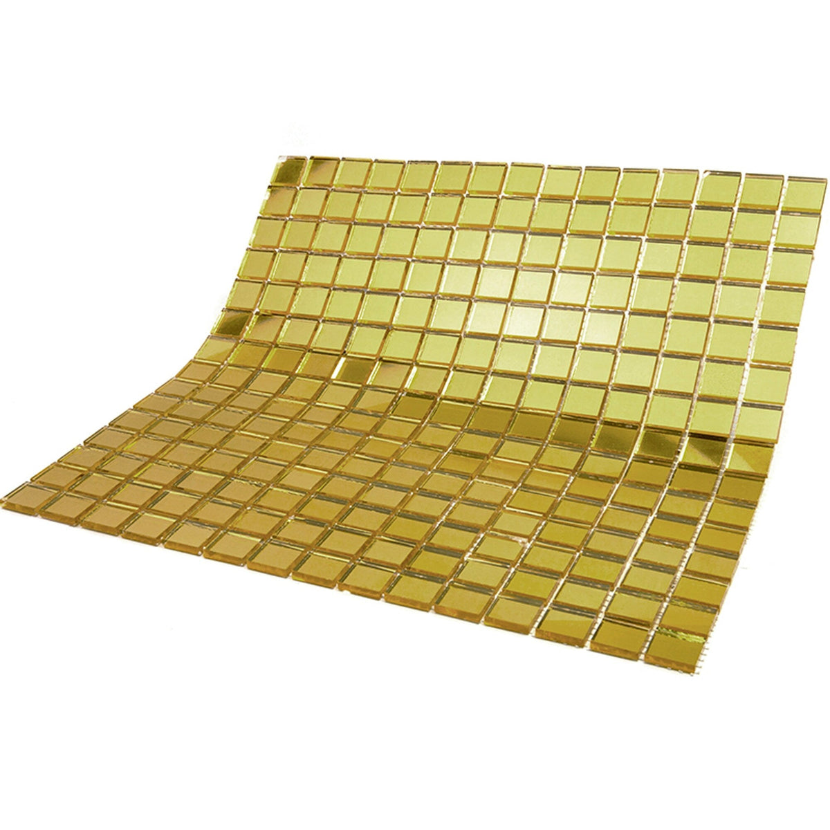 Apollo Tile Altin Amber Gold 12-in x 12-in Glossy Glass Uniform Squares Floor and Wall Tile (20-sq. ft/ Carton)