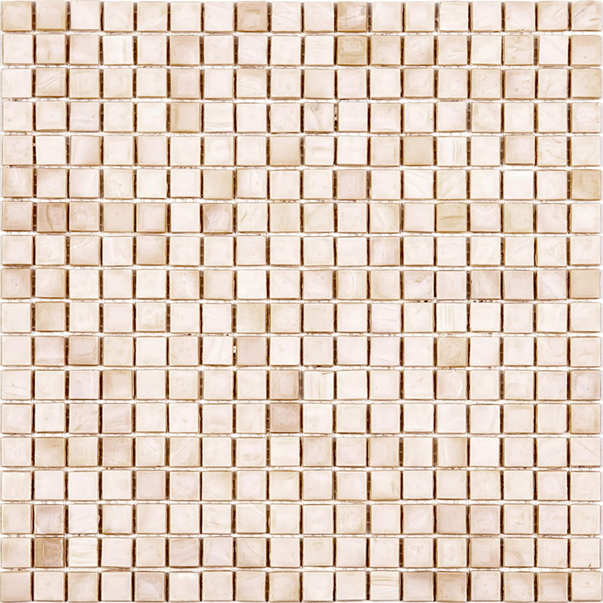 Apollo Tile Skosh Shimmer Beige 11-1/2-in x 11-1/2-in Glossy Glass Uniform Squares Floor and Wall Tile (18.69-sq. ft/ Carton)