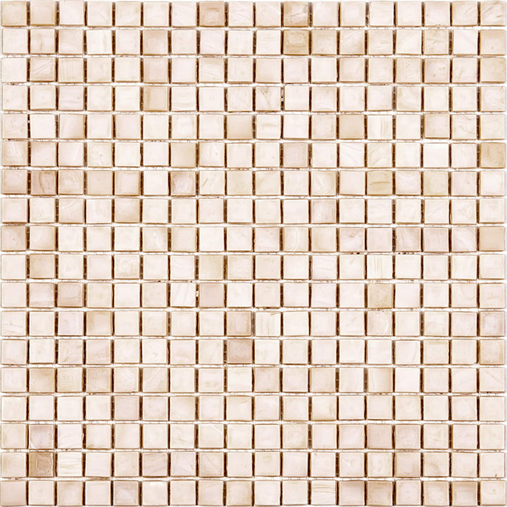Apollo Tile Skosh Shimmer Beige 11-1/2-in x 11-1/2-in Glossy Glass Uniform Squares Floor and Wall Tile (18.69-sq. ft/ Carton)