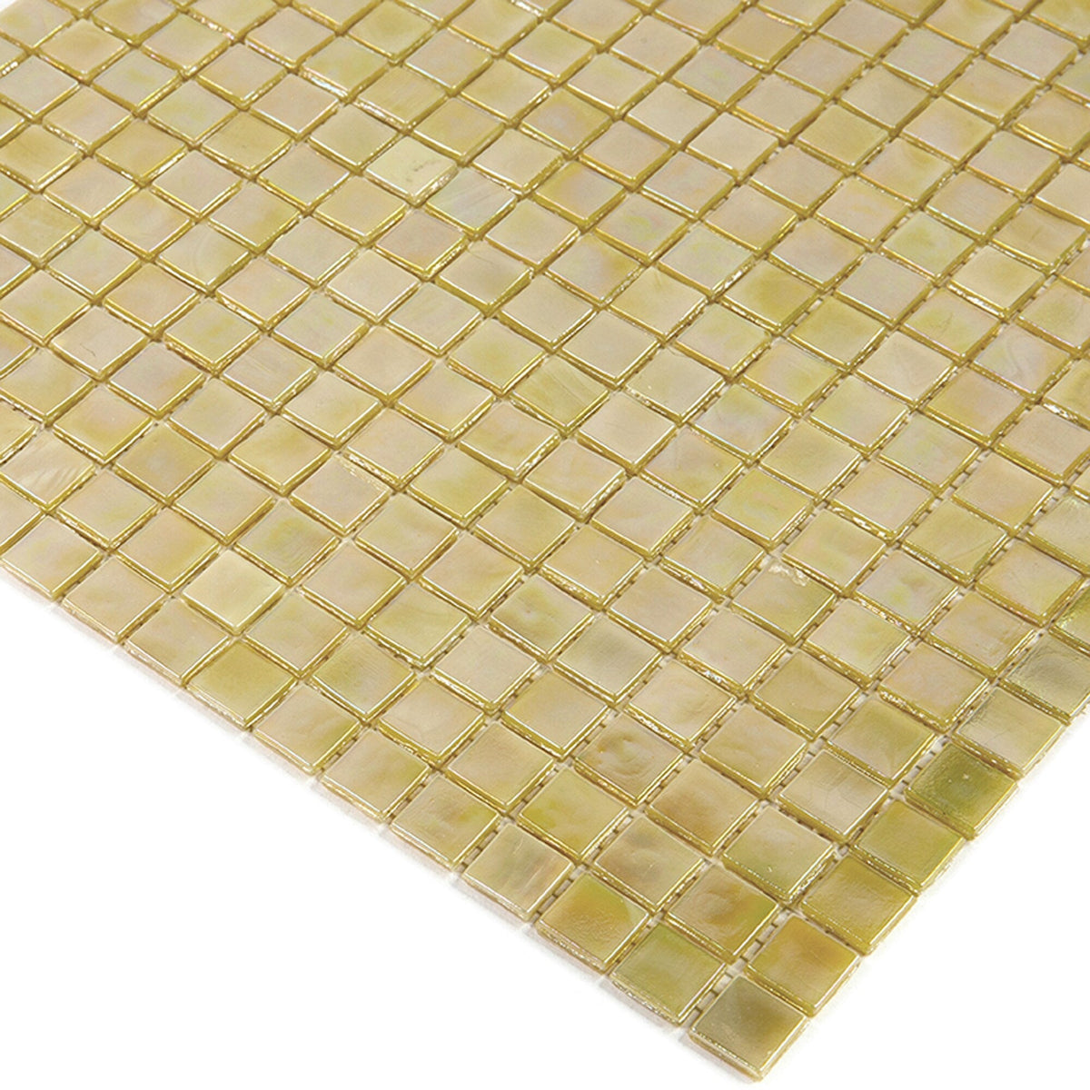 Apollo Tile Skosh Ecru Beige 11-1/2-in x 11-1/2-in Glossy Glass Uniform Squares Floor and Wall Tile (18.69-sq. ft/ Carton)
