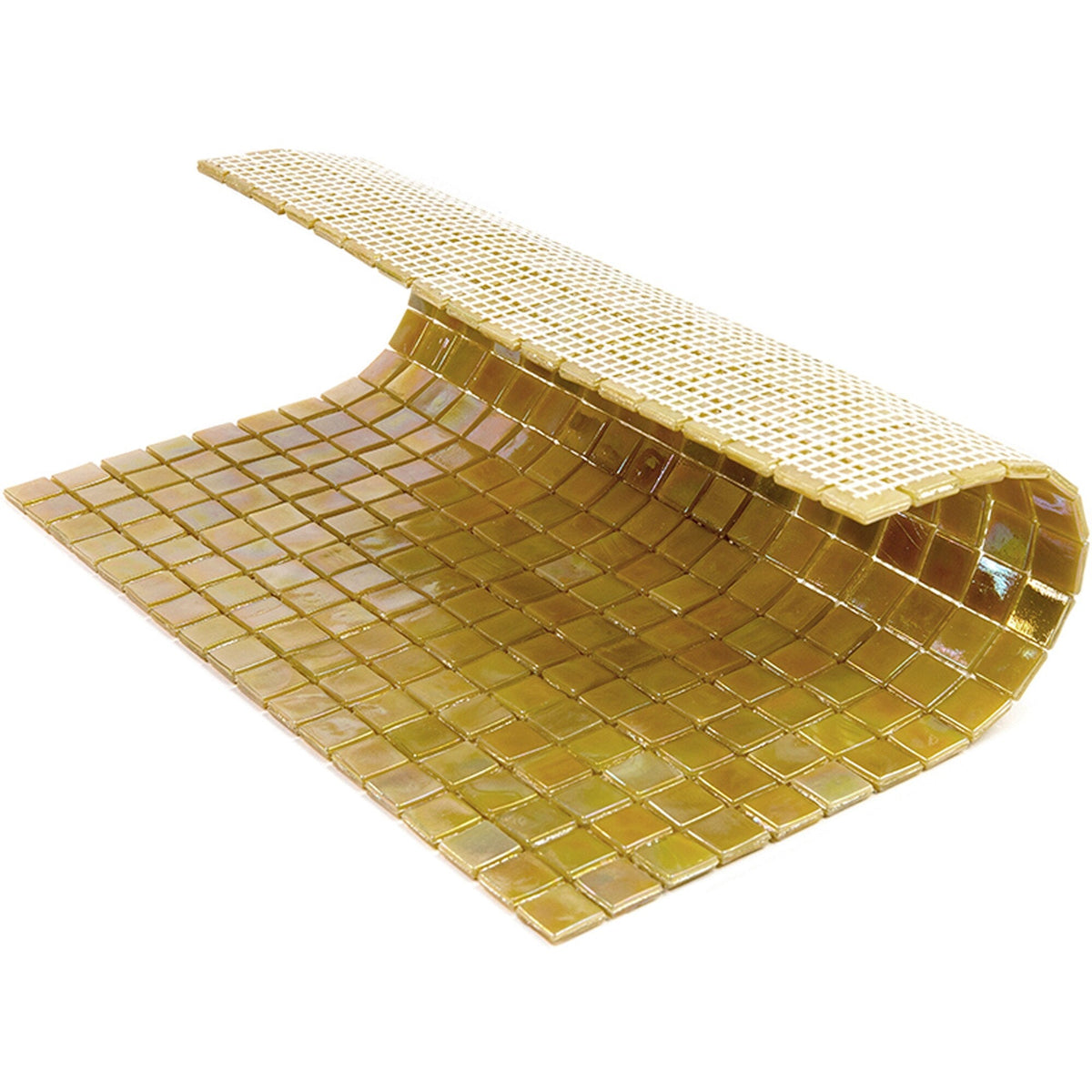 Apollo Tile Skosh Ecru Beige 11-1/2-in x 11-1/2-in Glossy Glass Uniform Squares Floor and Wall Tile (18.69-sq. ft/ Carton)