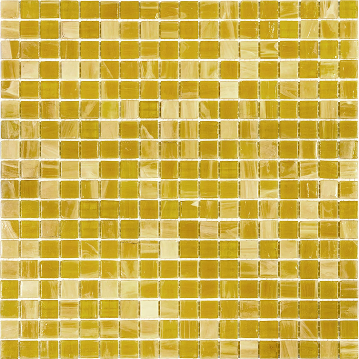 Apollo Tile Skosh Butter Beige 11-1/2-in x 11-1/2-in Glossy Glass Uniform Squares Floor and Wall Tile (18.69-sq. ft/ Carton)