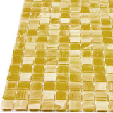 Apollo Tile Skosh Butter Beige 11-1/2-in x 11-1/2-in Glossy Glass Uniform Squares Floor and Wall Tile (18.69-sq. ft/ Carton)
