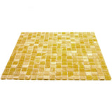 Apollo Tile Skosh Butter Beige 11-1/2-in x 11-1/2-in Glossy Glass Uniform Squares Floor and Wall Tile (18.69-sq. ft/ Carton)