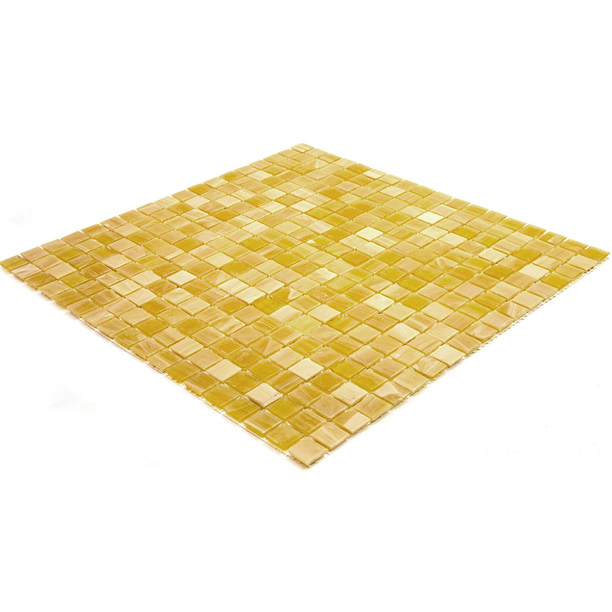 Apollo Tile Skosh Butter Beige 11-1/2-in x 11-1/2-in Glossy Glass Uniform Squares Floor and Wall Tile (18.69-sq. ft/ Carton)