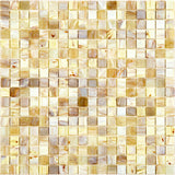 Apollo Tile Skosh Parchment Beige 11-1/2-in x 11-1/2-in Glossy Glass Uniform Squares Floor and Wall Tile (18.69-sq. ft/ Carton)