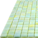 Apollo Tile Skosh Light Beige 11-1/2-in x 11-1/2-in Glossy Glass Uniform Squares Floor and Wall Tile (18.69-sq. ft/ Carton)
