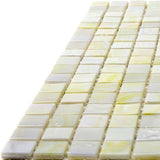 Apollo Tile Skosh Behr French Beige 11-1/2-in x 11-1/2-in Glossy Glass Uniform Squares Floor and Wall Tile (18.69-sq. ft/ Carton)