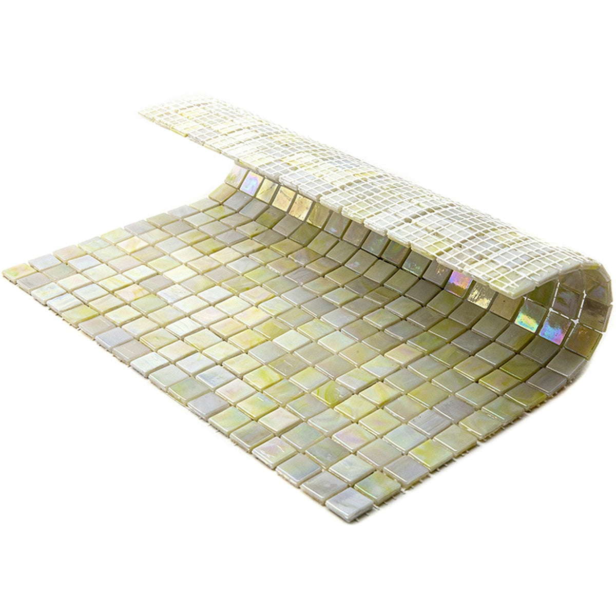 Apollo Tile Skosh Behr French Beige 11-1/2-in x 11-1/2-in Glossy Glass Uniform Squares Floor and Wall Tile (18.69-sq. ft/ Carton)