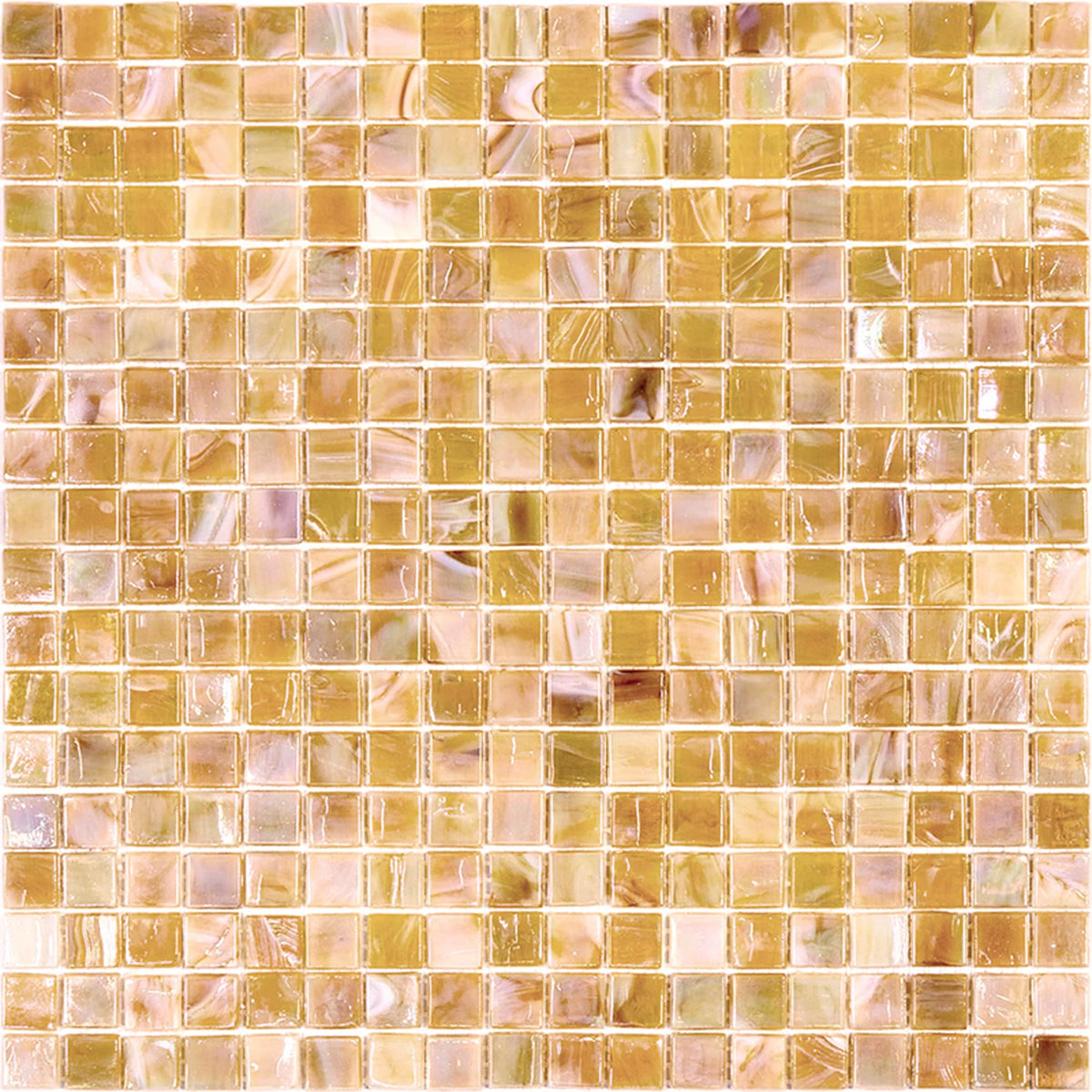 Apollo Tile Skosh Caramel Beige 11-1/2-in x 11-1/2-in Glossy Glass Uniform Squares Floor and Wall Tile (18.69-sq. ft/ Carton)