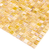 Apollo Tile Skosh Caramel Beige 11-1/2-in x 11-1/2-in Glossy Glass Uniform Squares Floor and Wall Tile (18.69-sq. ft/ Carton)