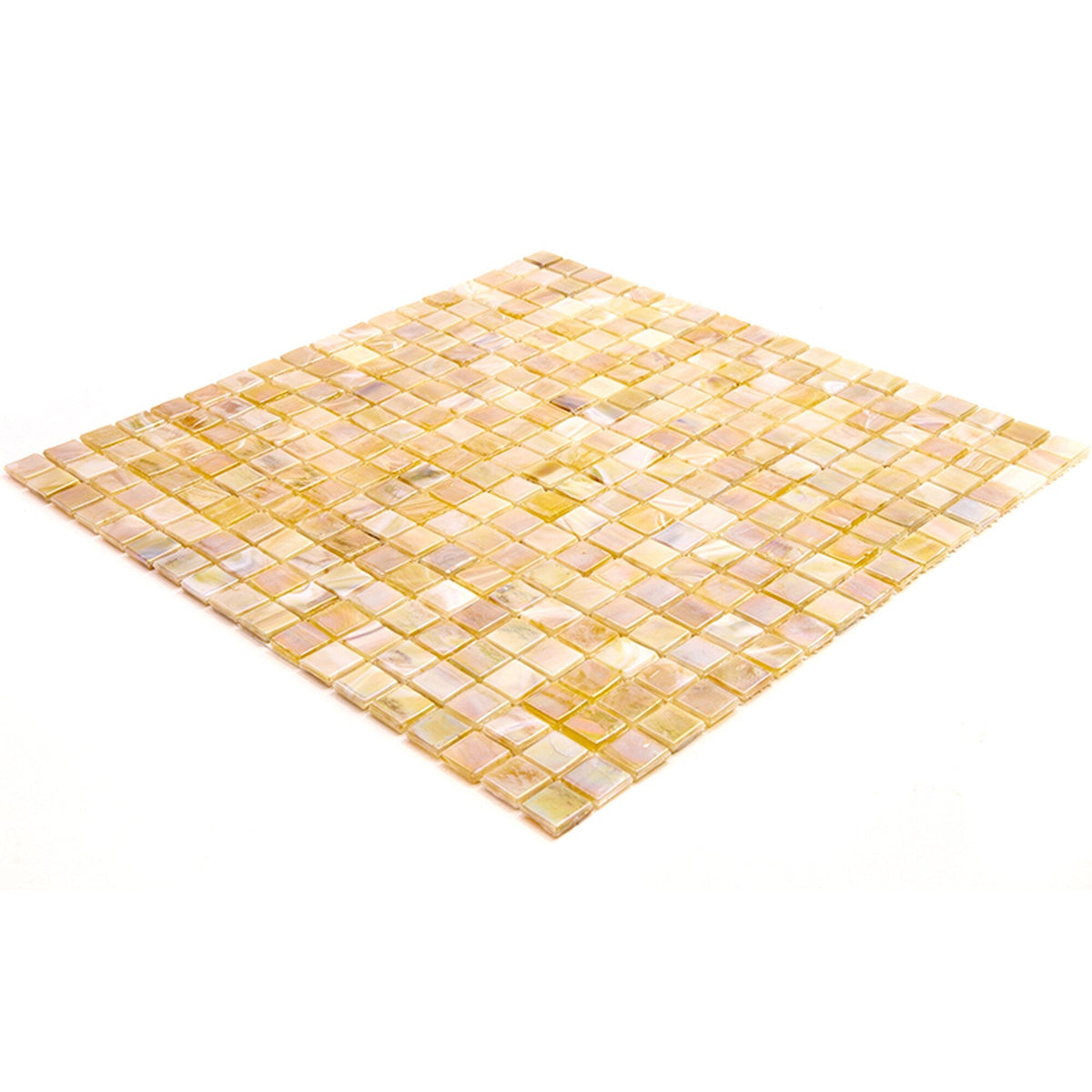 Apollo Tile Skosh Caramel Beige 11-1/2-in x 11-1/2-in Glossy Glass Uniform Squares Floor and Wall Tile (18.69-sq. ft/ Carton)