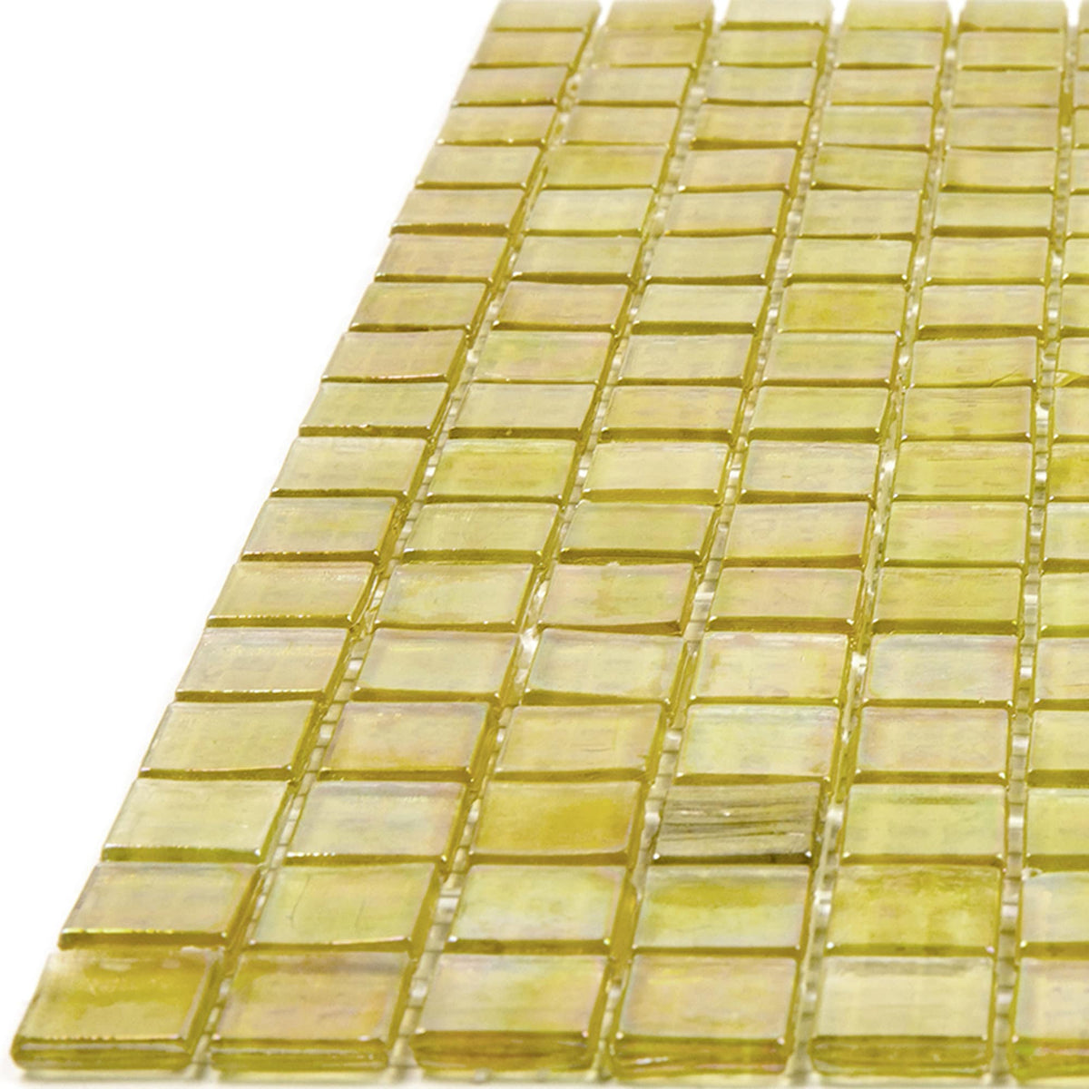 Apollo Tile Skosh Light Shimmer Beige 11-1/2-in x 11-1/2-in Glossy Glass Uniform Squares Floor and Wall Tile (18.69-sq. ft/ Carton)