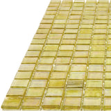 Apollo Tile Skosh Light Shimmer Beige 11-1/2-in x 11-1/2-in Glossy Glass Uniform Squares Floor and Wall Tile (18.69-sq. ft/ Carton)