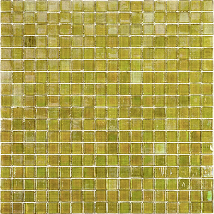 Apollo Tile Skosh Light Shimmer Beige 11-1/2-in x 11-1/2-in Glossy Glass Uniform Squares Floor and Wall Tile (18.69-sq. ft/ Carton)