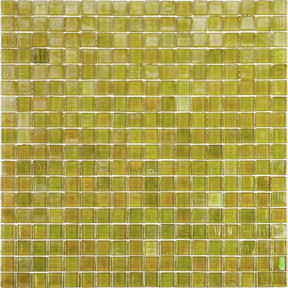 Apollo Tile Skosh Light Shimmer Beige 11-1/2-in x 11-1/2-in Glossy Glass Uniform Squares Floor and Wall Tile (18.69-sq. ft/ Carton)