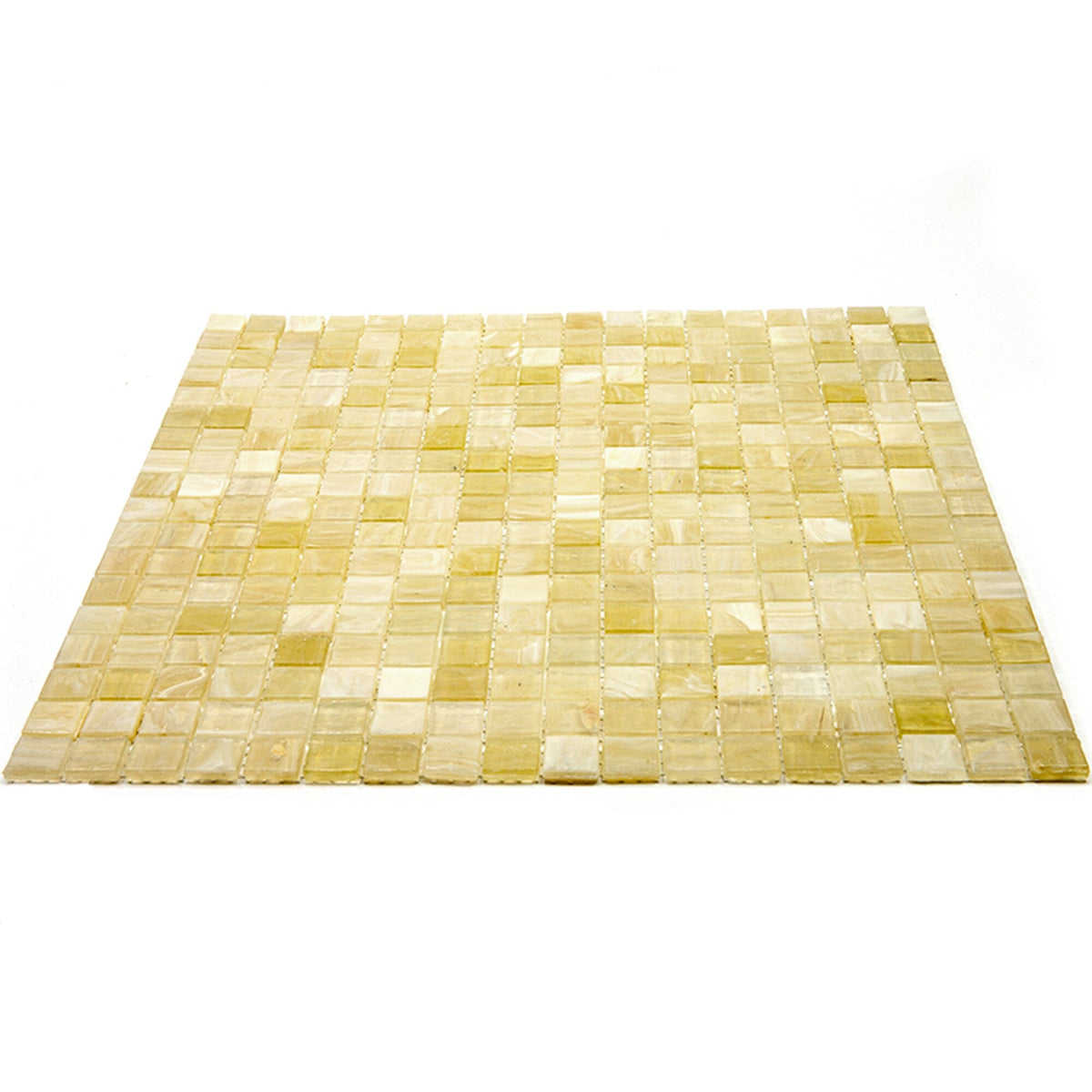 Apollo Tile Skosh Cream Beige 11-1/2-in x 11-1/2-in Glossy Glass Uniform Squares Floor and Wall Tile (18.69-sq. ft/ Carton)